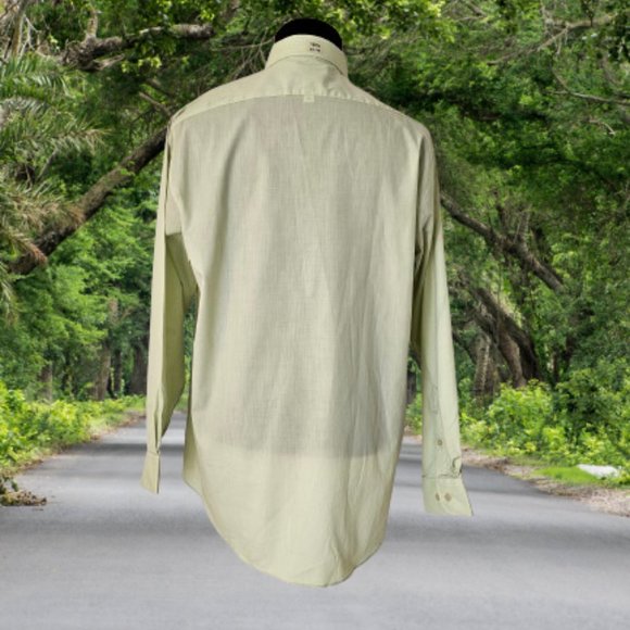 PIERRE CARDIN COMFORT FIT EXPANDABLE NECK BAND MEN DRESS SHIRT - 16.5 (34/35) - Picture 6 of 7